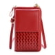 thumbnail image 1 of Bolso bandolera multitarjetas de gran capacidad Rojo, 1 of 5