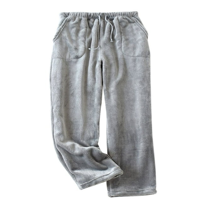 Pantalon de Pyjama en Molleton pour Femmes avec Poches, Taille Élastique, Pantalon de Détente pour la Maison