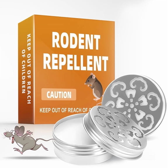 Rodent Control Jars – 2 Pack, Car Engine & Garage Rodent Trap and Deterrent for Indoor/Outdoor Use