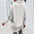 thumbnail image 2 of Vedolay Tops Womens Casual Puff Long Sleeve Open Front Work Office Fashion Jacket,White One Size, 2 of 5