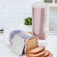 thumbnail image 5 of Caja De Almacenamiento Dispensador de pan de plástico con tapa hermética, caja de pan para sándwich de pan Likrtyny Para estrenar, 5 of 5