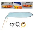 thumbnail image 4 of Canoe Sun Shade Canopy for Single Person Waterproof Oxford Cloth Kayak Boat Sun, 4 of 9
