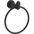 thumbnail image 1 of Kohler K-97898-BL Kumin Towel Ring, Matte Black, 1 of 1
