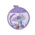 thumbnail image 1 of Round Pot Holder With Pocket (Windmill Lavender) - Set of 4, 1 of 1