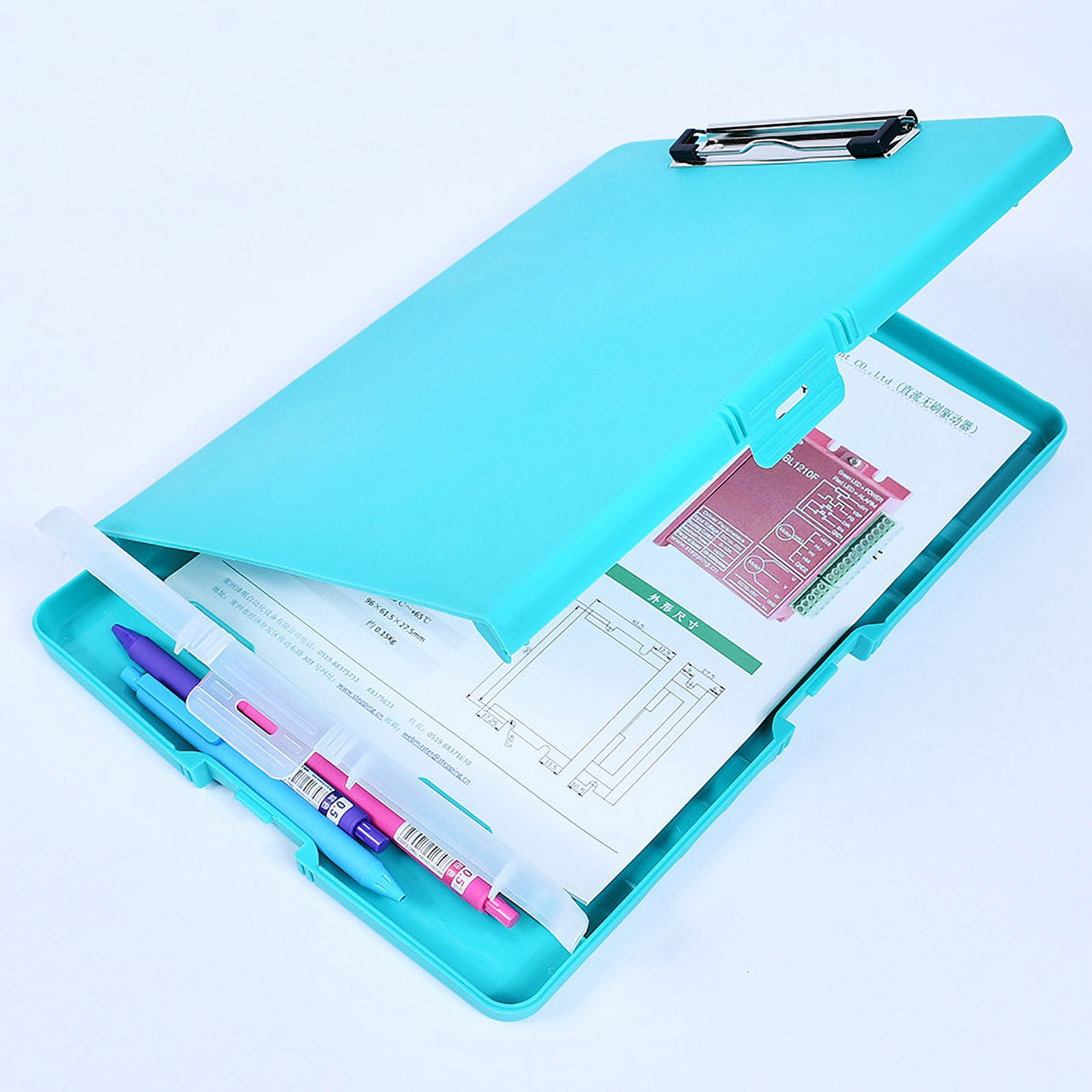 Sorven 3 3 Factory supply PP folder storage box file box A4 writing board clip printing LOGO into exclusive supply black