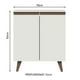 thumbnail image 2 of Mueble de Cocina Reims Madesa 2 Puertas 70 Cm Branco, 2 of 5