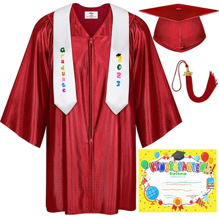 Yorrat Kndergarten Graduaton Cap and Gown Stole Sash Tassel... Yorrat Kndergarten Graduaton Cap and Gown Stole Sash Tassel...