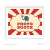 Photo Booth Carnival Circus Birthday Party Signs