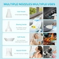 thumbnail image 6 of Portable Handheld Turbo Fan with 3 Speeds | 8000mAh Type-C Rechargeable Battery | 13,000 RPM Extreme Cooling | Bladeless Mini Fan for Travel, Camping, Hiking – Ideal for Men & Women, 6 of 14