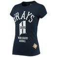 thumbnail image 2 of Women's Stitches Navy Homestead Grays Negro League Logo T-Shirt, 2 of 3