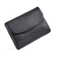 thumbnail image 2 of Leodye 1PCS Unisex Soft Leather Organizer Bag Portable Compact Travel Daily Mini Accessory Storage Bag -5.3*3.9IN, 2 of 3