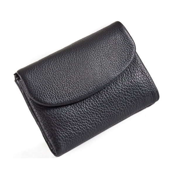 Bolso organizador de cuero unisex – Bolsillo de cuero auténtico y suave • Mini estuche de viaje multifuncional para llaves, auriculares, tarjetas • Diseño compacto fino • cierre seguro con