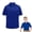 Rich Blue, variant on Monterey Club Junior's Ultimate Solid Polo Shirt Kids #107J