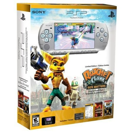 Ptp System - Refurbished PlayStation Portable Limited Edition Ratchet And Clank Mystic Silver PSP 3000