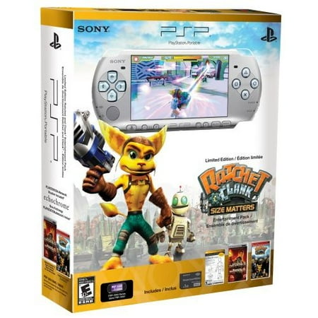 Refurbished PlayStation Portable Limited Edition Ratchet And Clank Mystic Silver PSP (Best Cfw For Psp 3000)