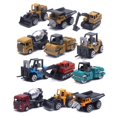 thumbnail image 1 of 6pcs/set 1  64 Diecast Alloy Mini Engineering Excavator Model Car (Modern), 1 of 8