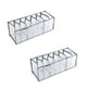 thumbnail image 1 of Caja de almacenamiento de calcetines de ropa interior de malla, separadores de ropa de armario plegables compartimentos de tocador de nailon organizadores cajas de almacenamiento para ropa interior Wmkox8yii  HFSH730, 1 of 1