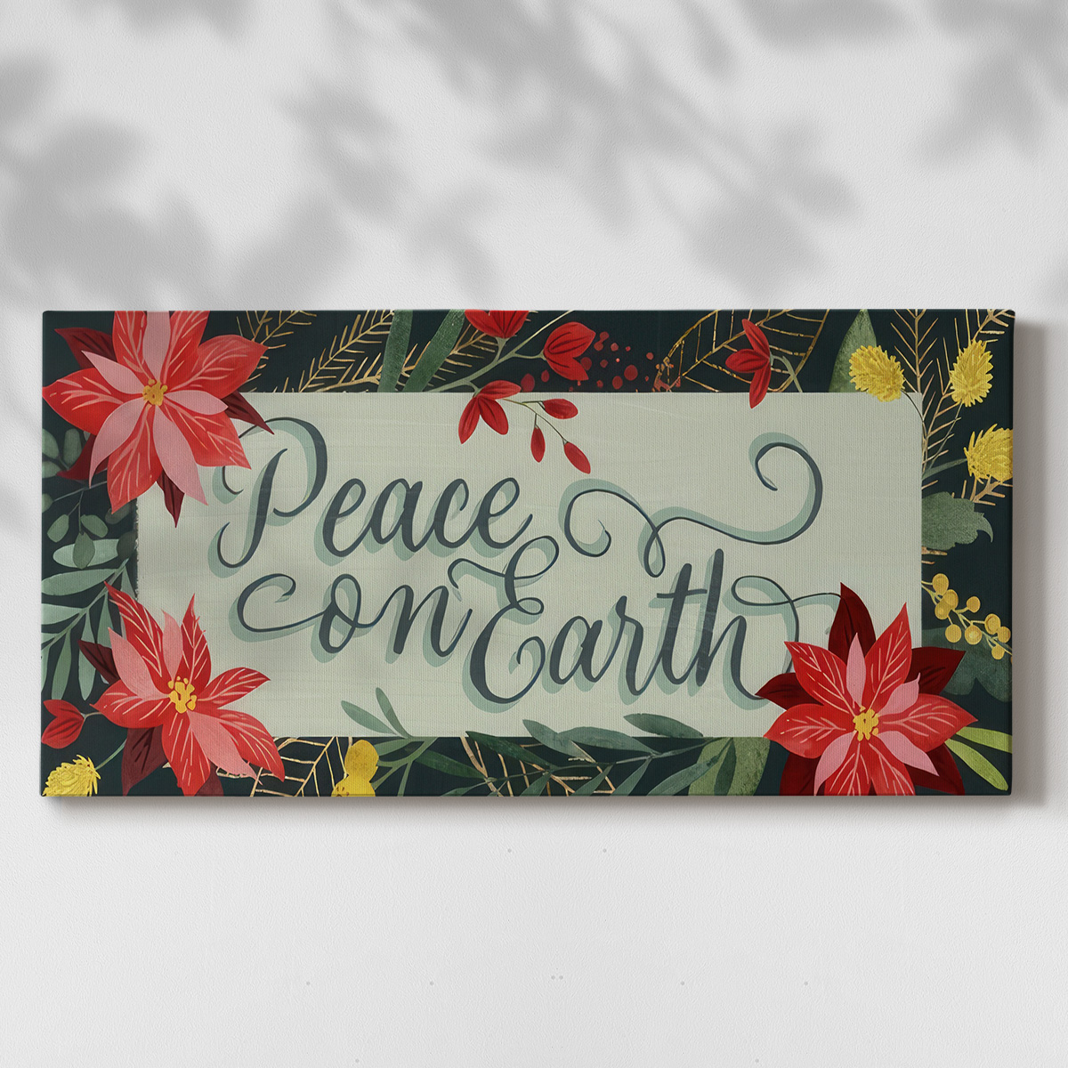 Bright Christmas Night Collection D- Gallery Wrapped Canvas