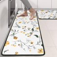 thumbnail image 2 of Kitchen Rugs Sets Of 2,Pioneer Flower Floral Print Pattern Anti Fatigue Kitchen Mat Rugs Non Slip Washable,Decorative Kitchen Floor Mats for Kitchen,Sink,Laundry,17"x47"+17"x47", 2 of 5
