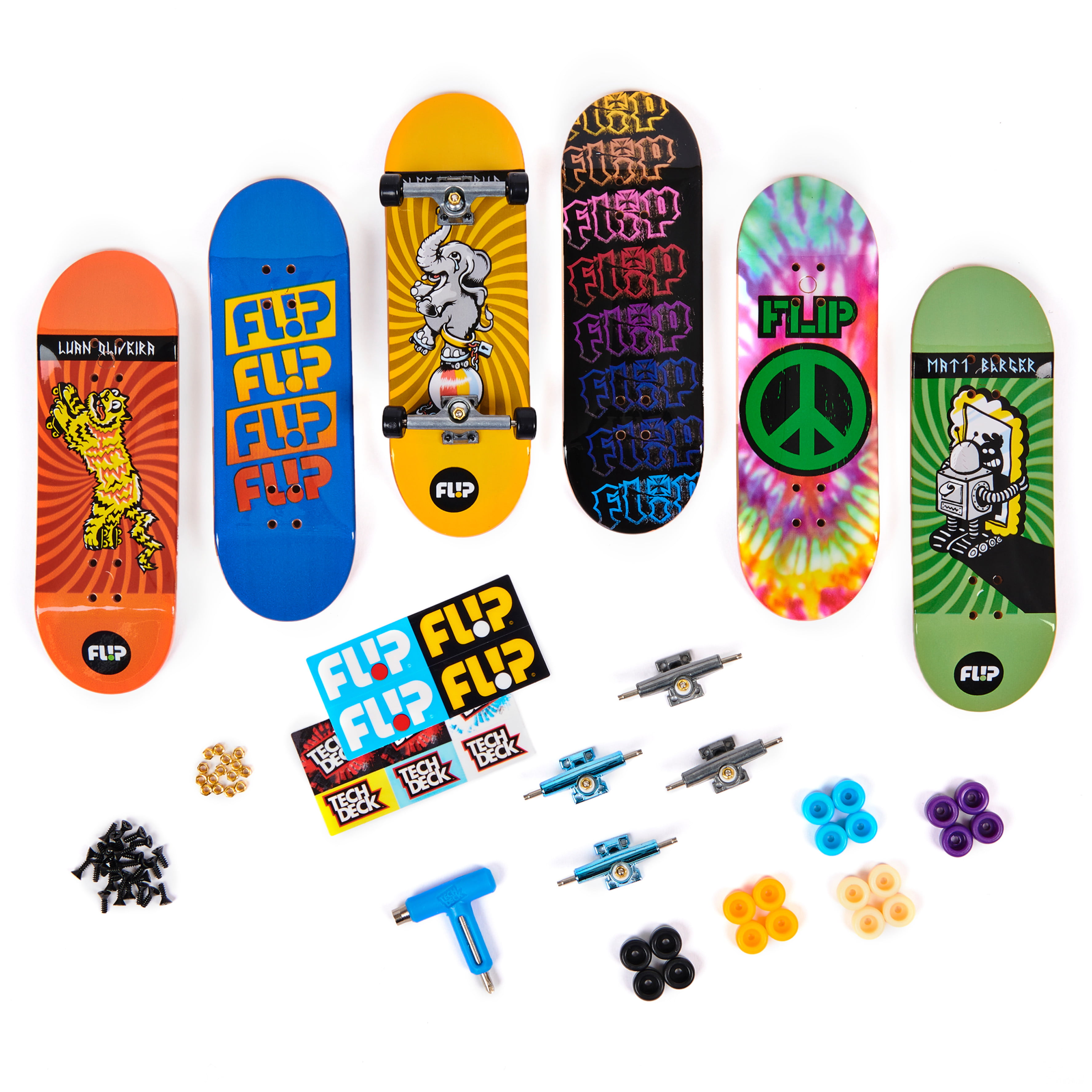 TECH DECK, Sk8shop Fingerboard Bonus Pack, Collectible and Customizable  Mini Skateboards, Kids Toys for Ages 6 and up (Styles May Vary)