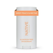 Native Deodorant, Aluminum Free, Sweet Peach & Nectar, for Women and Men, 2.65 oz