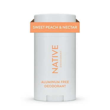 Native Deodorant, Aluminum Free, Sweet Peach & Nectar, for Women and Men, 2.65 oz