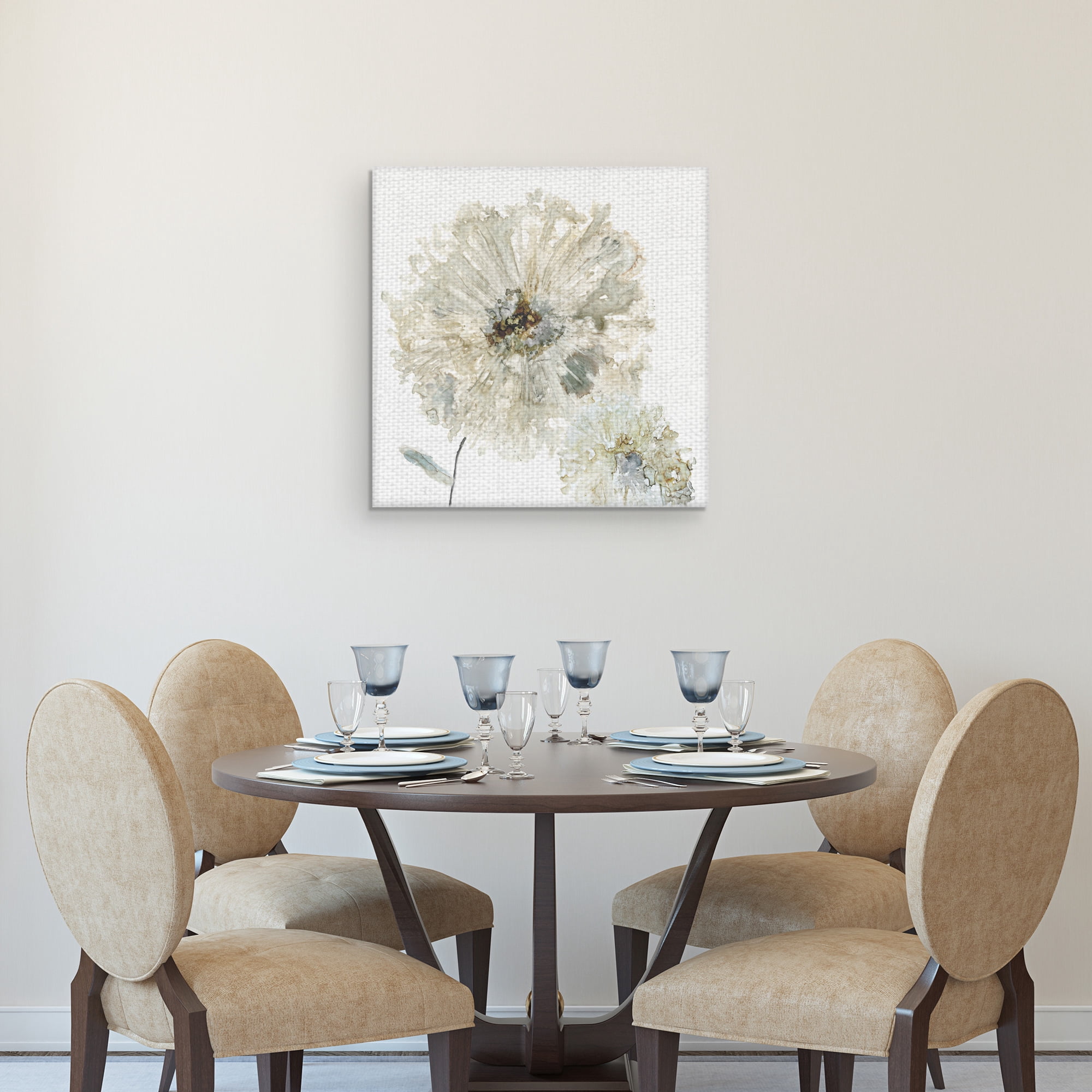 Masterpiece Art Gallery Ivory Spring II Flower by Carol Robinson Canvas Art Print 20" x 20"