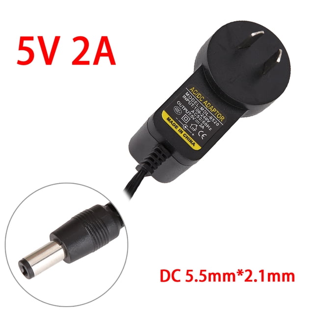 Adaptador de fuente de alimentación conmutada CA a CC 5,5 mm * 2,1 mm 5,5 mm * 2,5 mm 5V 2A Tmvgtek 1xh2bw0yx3sw3bf2D01
