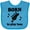 Turquoise, variant on Inktastic Bass Guitar Music Born to Play Bass Boys or Girls Baby Bib
