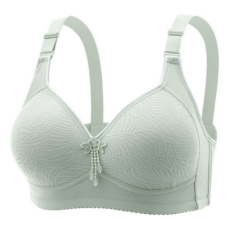 Clearance!Uooqdmx Bras for Women Push Up Bra Bras Full Coverage Underwire Bras Plus Size Bra without Everyday Bra Women s Lingerie  Sleep & Lounge Green E