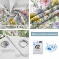 thumbnail image 4 of Spring Floral Blackout Curtains for Bedroom/Living Room, Thermal Insulated Kitchen Curtains, Watercolor Flower Eucalyptus Leaves Botanical Grommet Darkening Window Treatment Drapes 27.5"x39"x2, 4 of 8