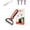 Orange color, variant on Pet Grooming Rake, Double-Sided Deshedding Brush with Rounded Teeth, Detangling Comb for Long & Thick Coats	(Orange color)