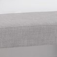 thumbnail image 3 of Noble House Kamaiya Boho Fabric Bench, Light Gray, 3 of 8