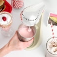 thumbnail image 6 of Nostalgia Two-Speed Electric Milkshake Maker and Mixer, 16 Oz Stainless Steel Cup, Cream, 6 of 8