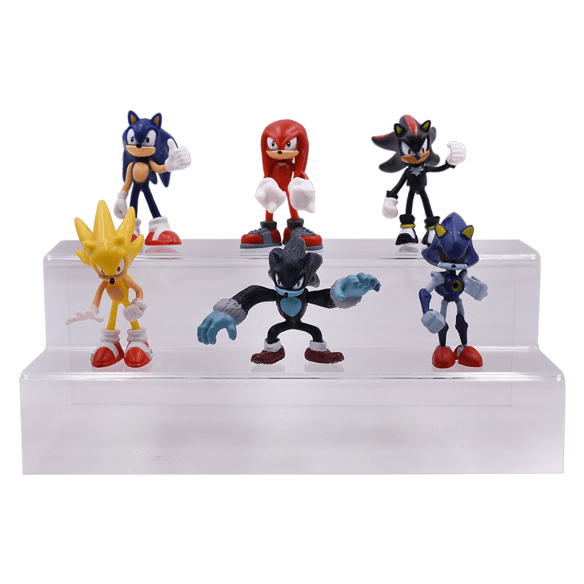 6pcs Game Sonic the Hedgehog Action Figures Doll Set Kids Boy Girl Xmas Toy Gift 