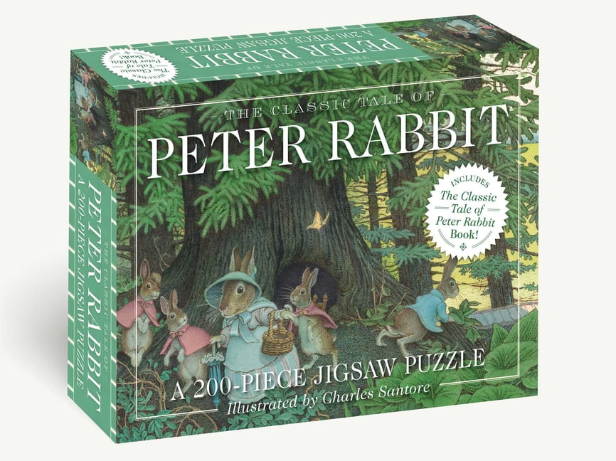 New York Puzzle Co Peter Rabbit Spring Chicks 20 piece Mini Puzzle 