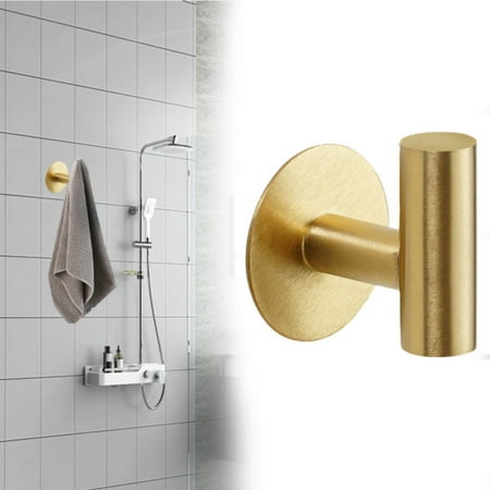

Labor Day Sale Home & GardenHooks Towel Hooks 2 Piece Robe Hooks Wall Mounted Bathroom Coat Hooks Stainless Bathroom Hooks Bedroom Kitchen Hotel Towel Hooks，by BnGAJN