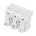 thumbnail image 2 of Cable Conector De Cableado Bloque De Terminales Bloque De Terminales De Cables 5 Uds Conector De Cableado De Cables Bloque De Terminales Lustre Abrazadera De Luz De Terminal De 3 ANGGREK DAGS19, 2 of 8