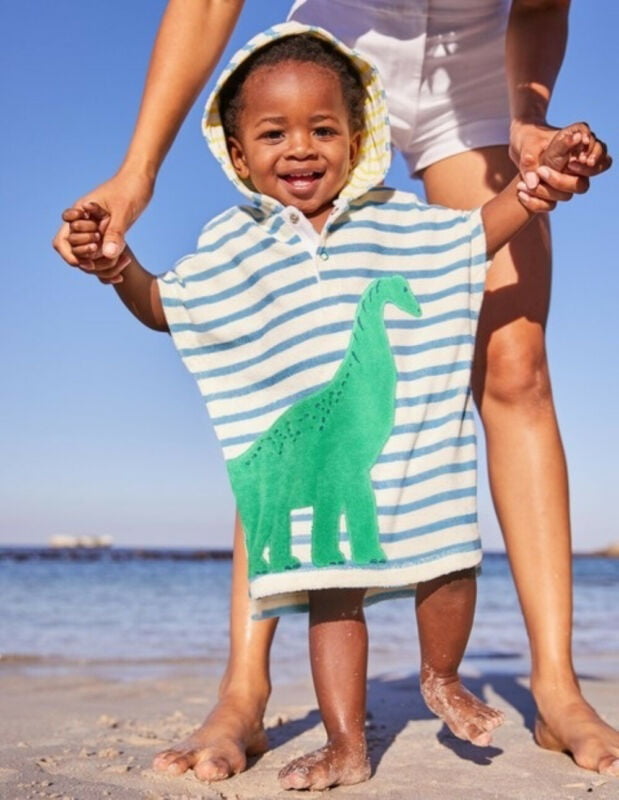 Dinosaur, 130 Mekysd Baby Hooded Bath Towel Poncho Swim Pool Beach Wear Kid Bathrobe Cartoon Towel US 5-6 Years 