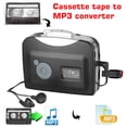 thumbnail image 1 of Convertidor de casete portátil a MP3, reproductor de música de audio de casete USB Convertidor de cinta a MP3 - Grabador de reproductor de casete Walkman con auriculares de 3,5 mm, 1 of 8