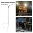 thumbnail image 5 of 20Pcs Model Railway 10cm Lamp Post Street Lights HO Scale 1:87 LED 3V Resistors LQS08 Single Head-Bright White, 5 of 6