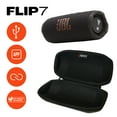 thumbnail image 2 of JBL FLIP 7 Waterproof Portable Speaker Bundle with gSport Carbon Fiber Case (Black), 2 of 9