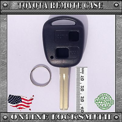- New Remote Key Keyless FOB Replacement Case 2 Button Short Blade Shell For Lexus
