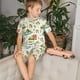 thumbnail image 3 of Balery Cute Frog Conjunto de Pijama Infantil de Manga Corta con Estampado – Ropa de Dormir de Algodón Suave-Medium, 3 of 5