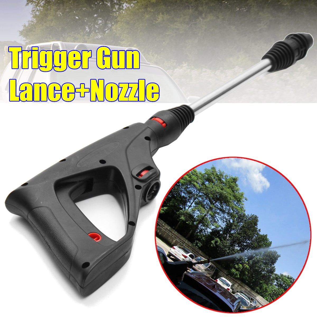 High Pressure Washer Spray Gun+Long Nozzle Foam Lance Trigger For LAVOR