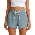 thumbnail image 5 of HAPIMO Women's Shorts With Pockets Stylish Look For Modern Fashion Needs For Various Types Style Blue XXL, 5 of 9