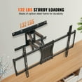 thumbnail image 2 of KFFKFF Comprehensive Movement TV Bracket Suitable for Majority of 37-75 inch Televisions, Pivot Incline Lateral Modification TV Wall Mounting Frame with 4 Flexible Arms, Maximum VESA 600x400mm, 2 of 9