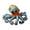 Ocean Bugs, variant on Moonsky Octopus B Style Bead Embroidery Supplies Kit 3D Sea Creature Miniature Needlework Fabric Base Materials Pack for Adult Art Craft Studio Ornaments