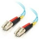 C2G / Cables To Go 21607 10 GB LC-LC 50/125 OM3 Duplex Multimode PVC Fibre Optique (8 Mètres, Aqua) – image 5 sur 11