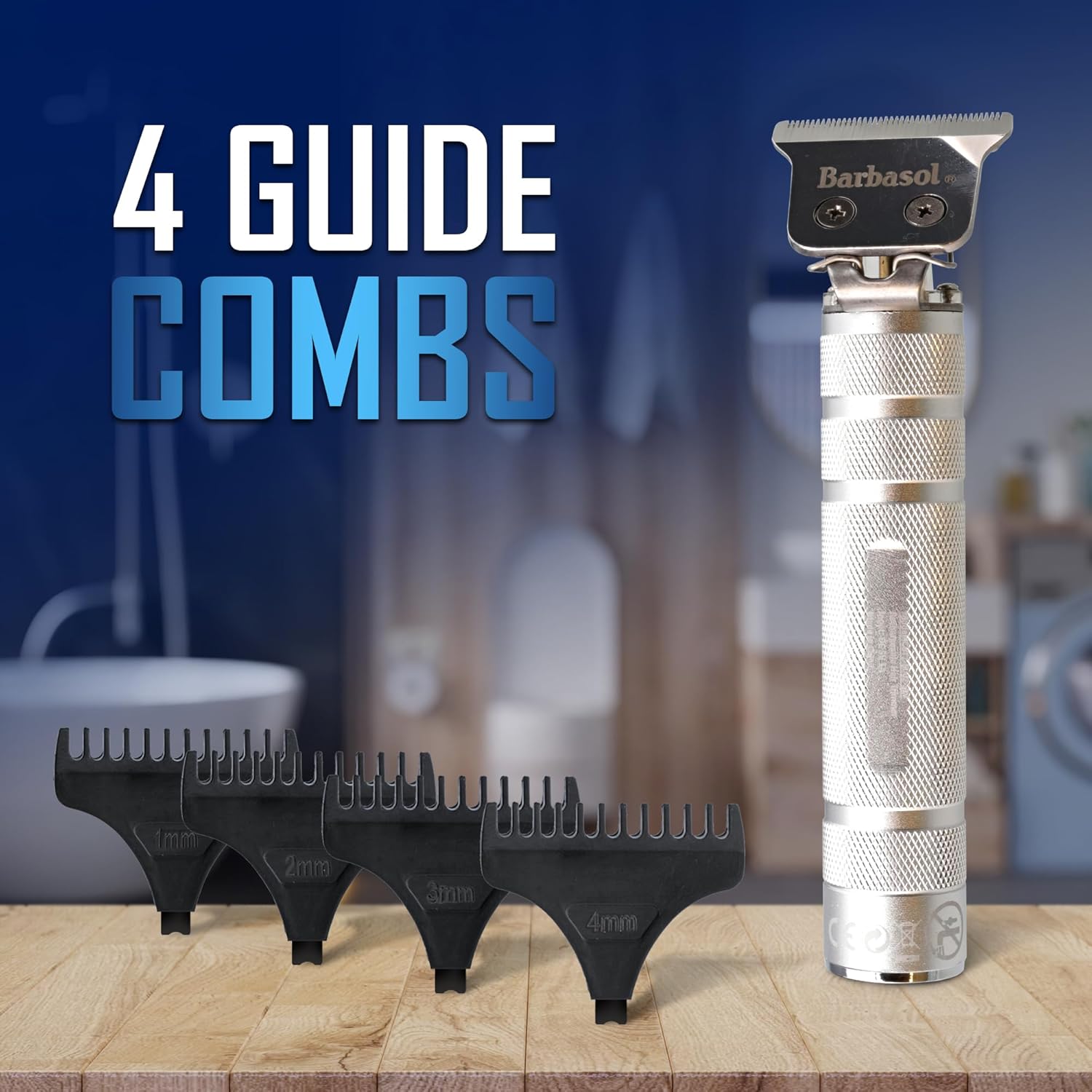 Barbasol Zero-Gapped T-Blade Trimmer, Silver photo 7